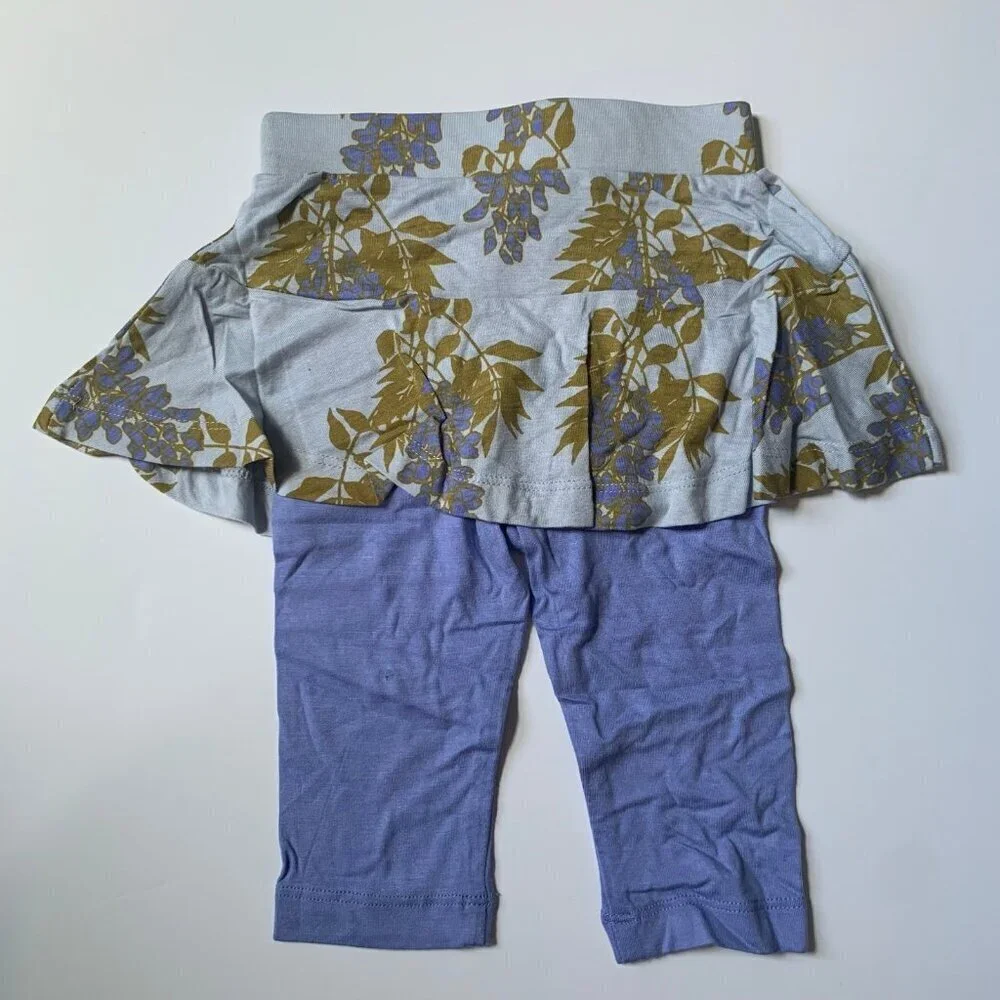 NWT Kate Quinn Girl skirted cropped leggings 18-24 months
